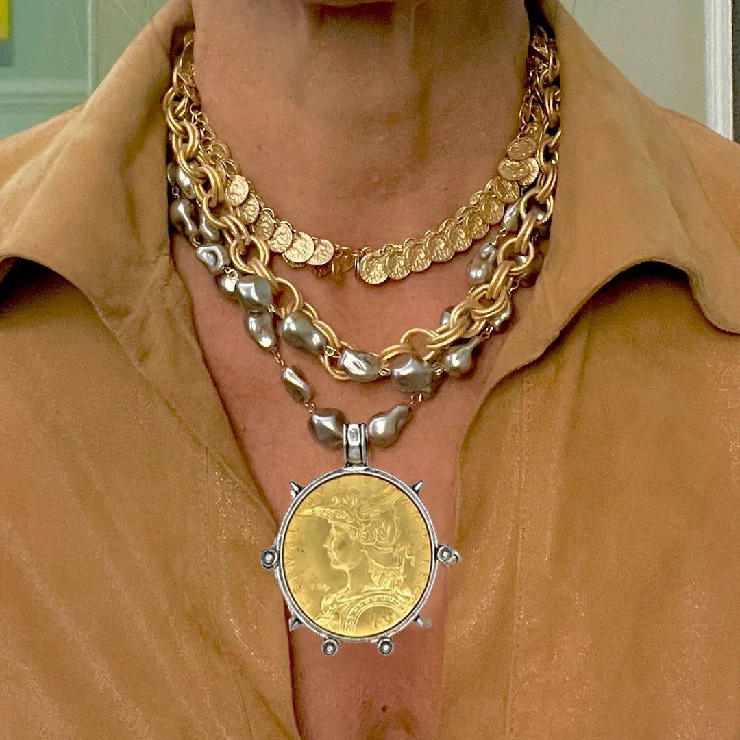 Chunky Pearl Vintage Necklace